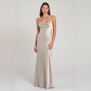 Jenny Yoo Addison Dress in Latte Size 2